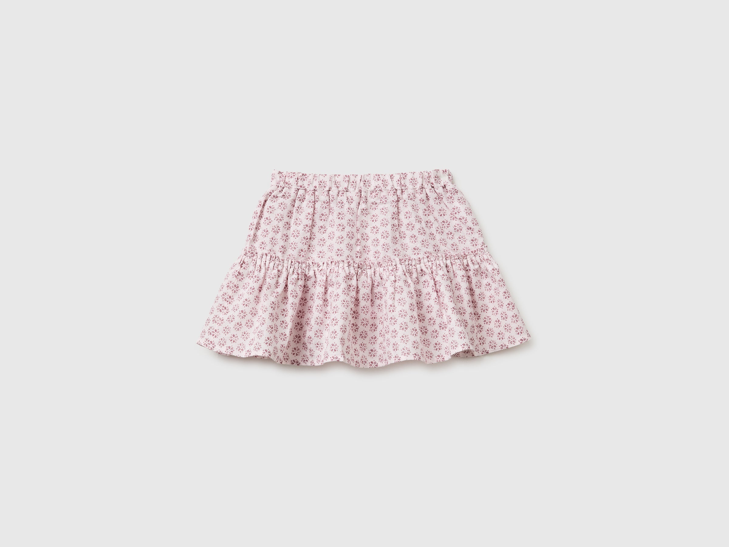 Floral skirt in linen blend - ucb_image_BS