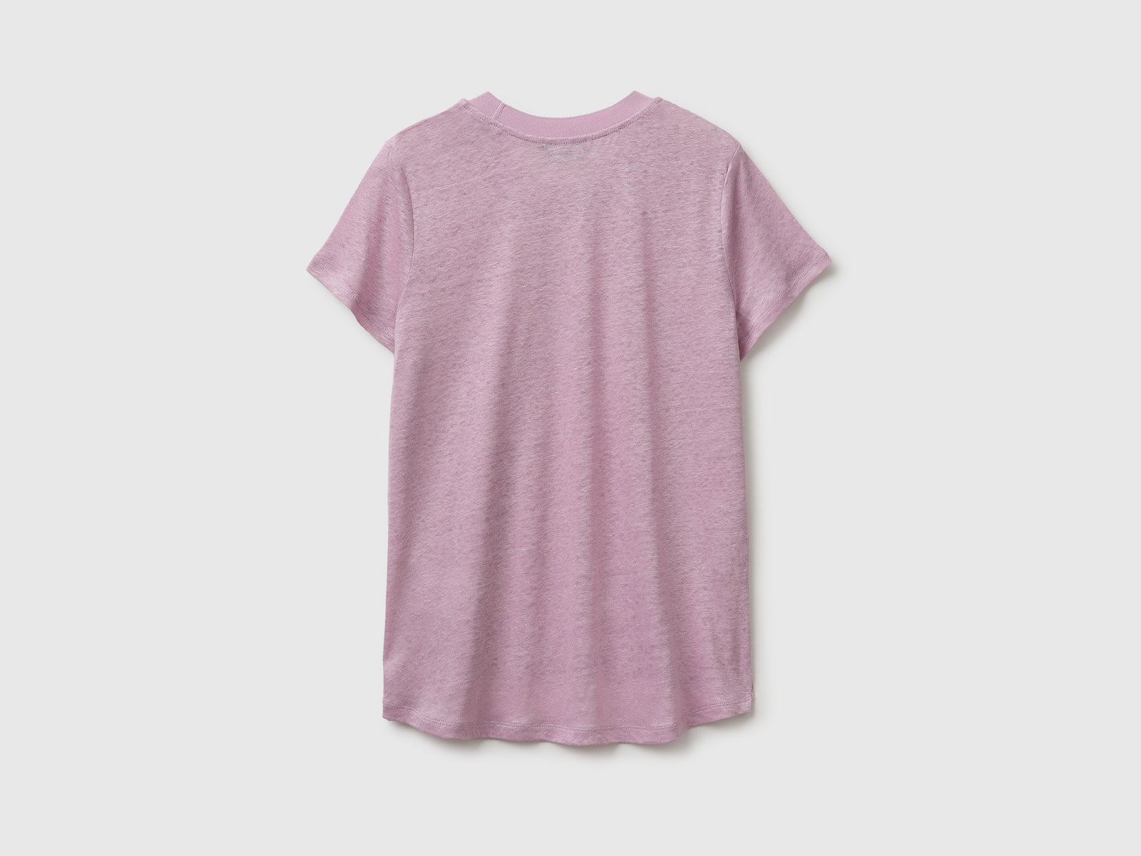 Crew neck T-shirt in pure linen - ucb_image_BS