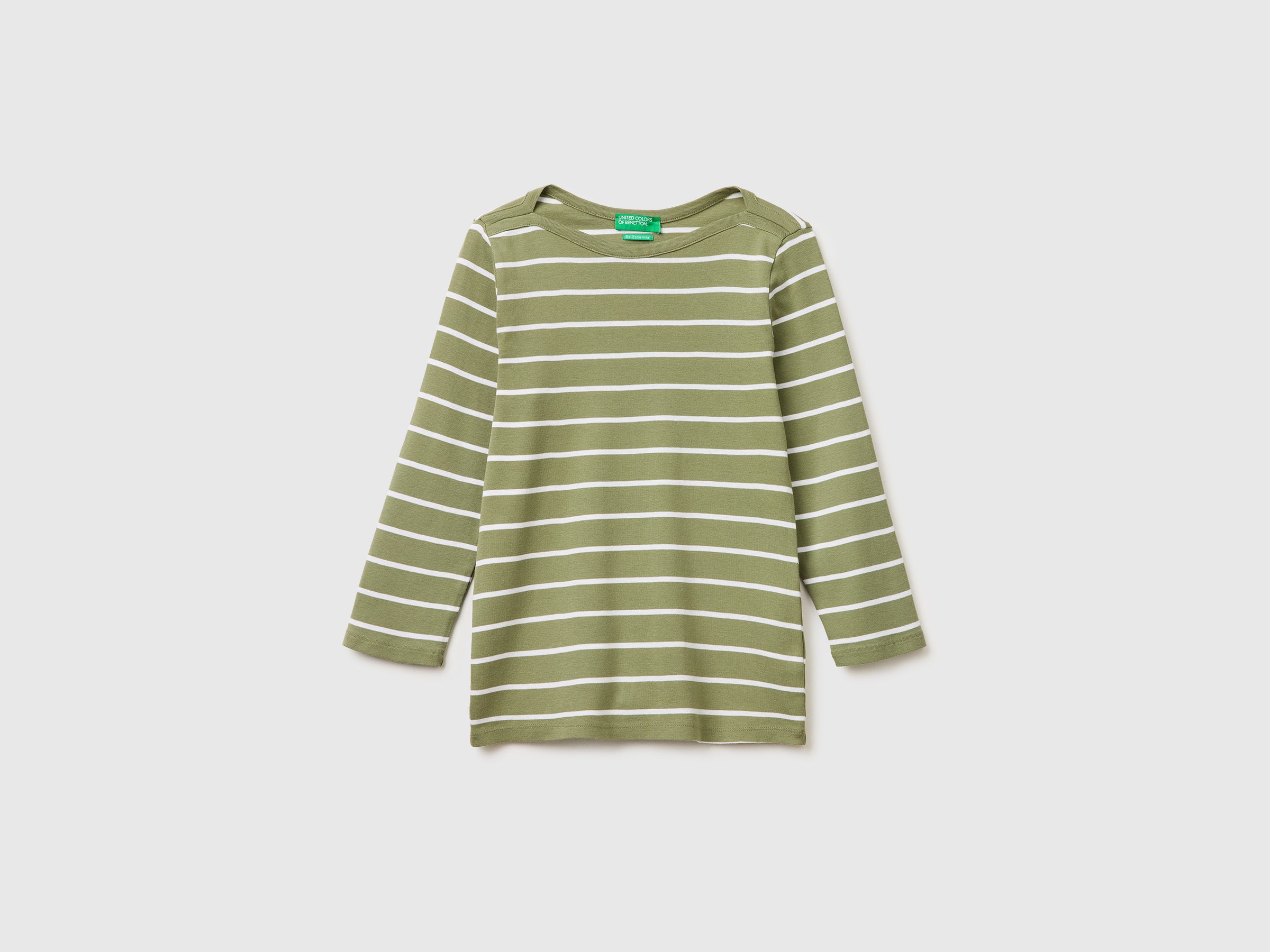 Striped t-shirt with boat neck - ucb_image_FS