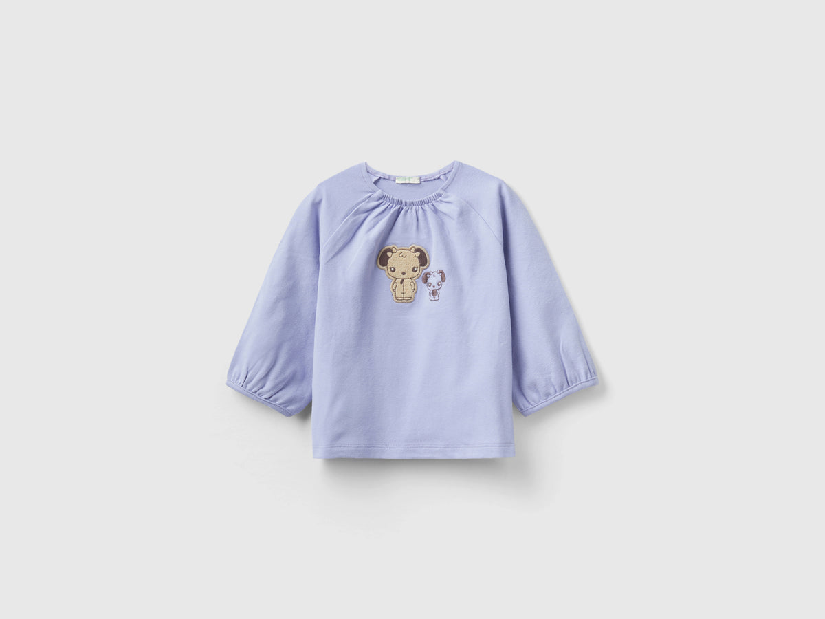 T-shirt com bordado e patch - ucb_image_FS