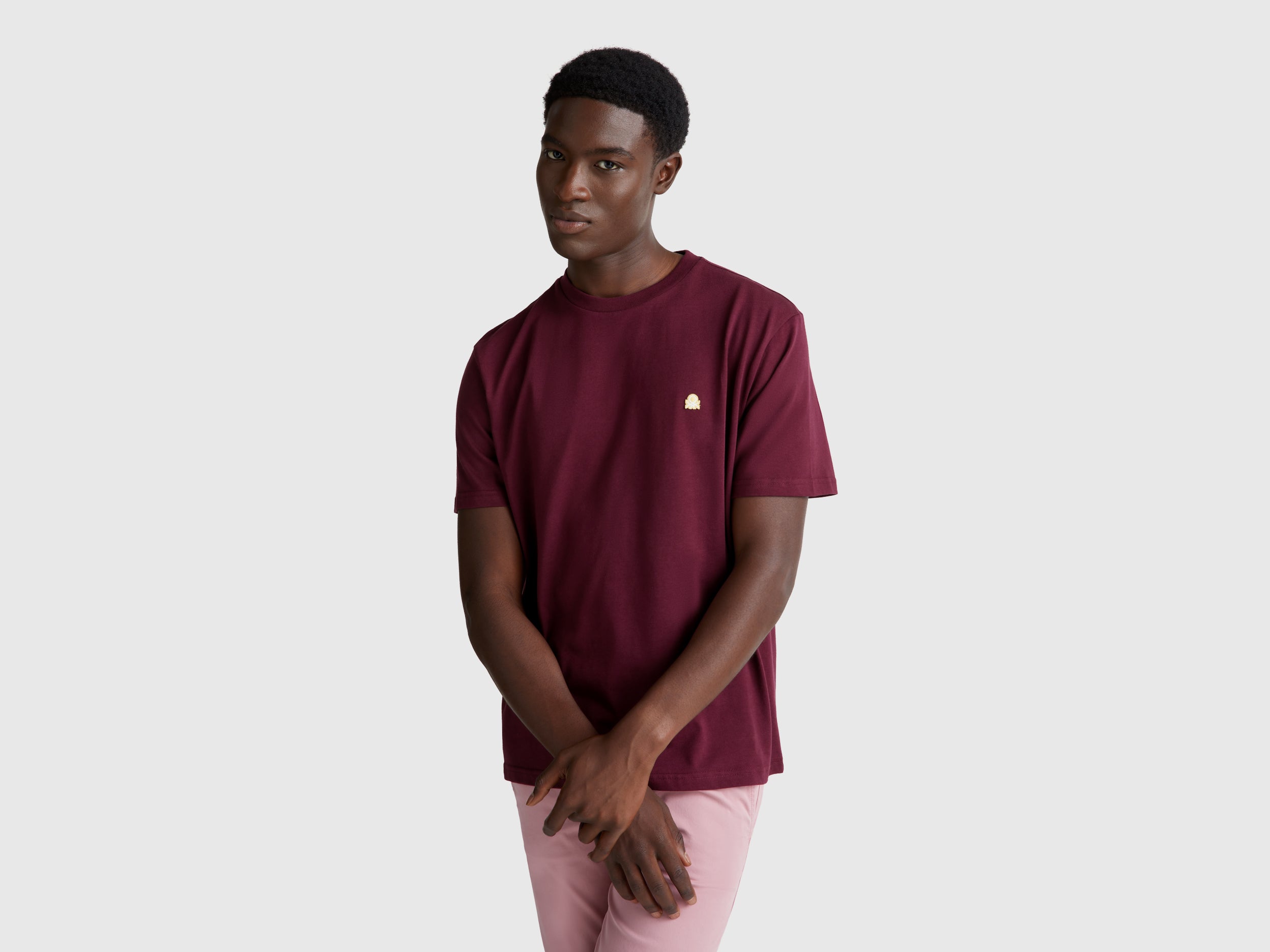 T-shirt básica de algodão - ucb_image_F