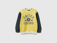 Organic cotton sweatshirt with logo print - ucb_image_FS