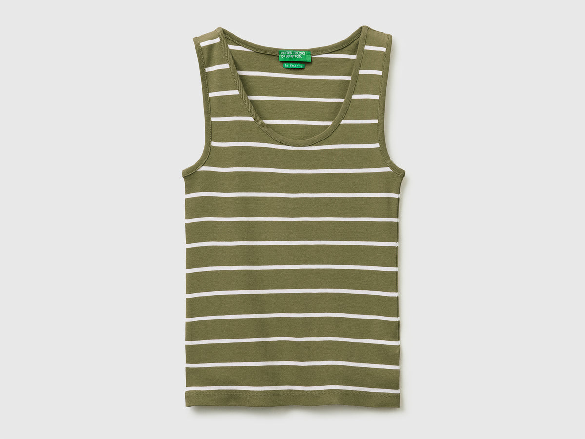 Striped tank top in pure cotton - ucb_image_FS
