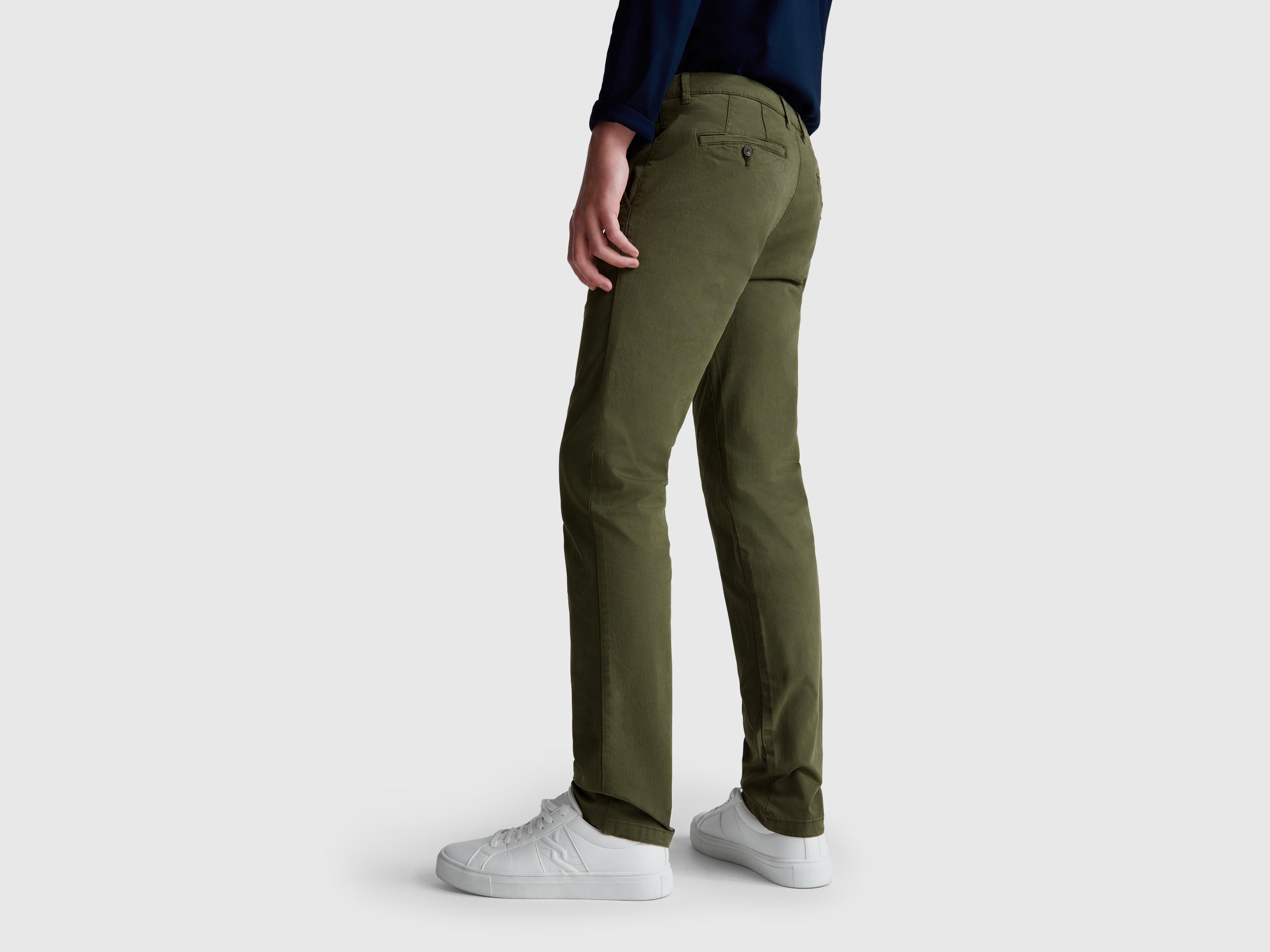 Chinos slim fit em algodão - ucb_image_B