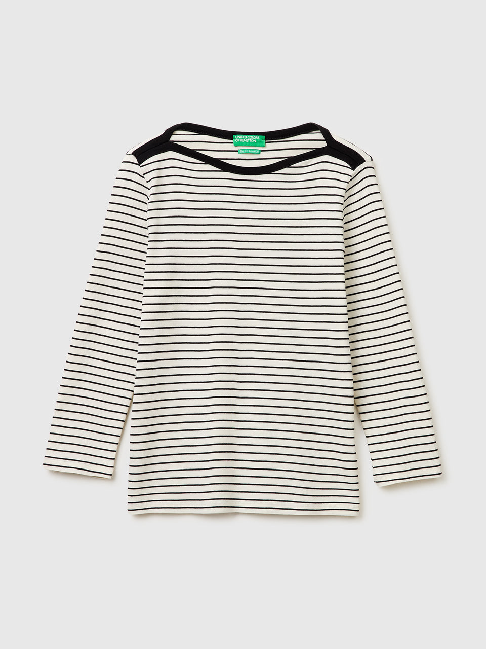 Striped t-shirt with boat neck - ucb_image_FS