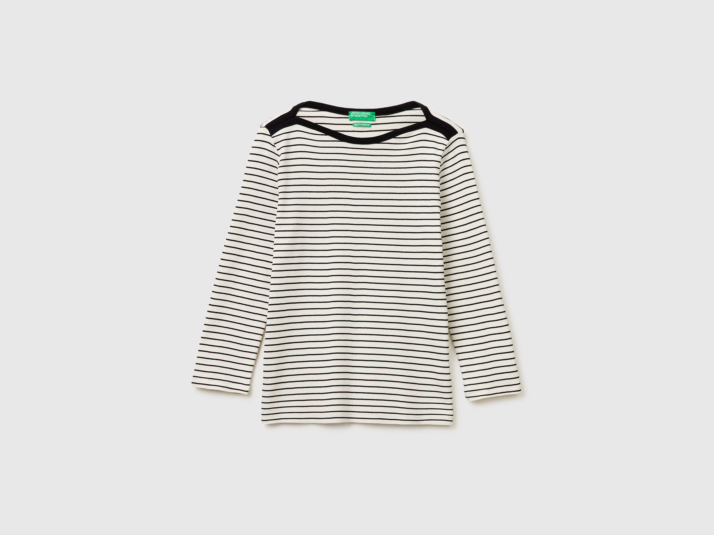 Striped t-shirt with boat neck - ucb_image_FS