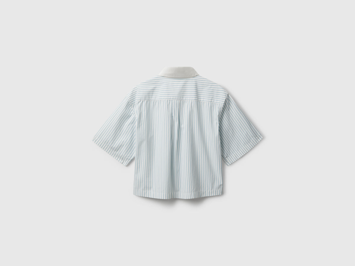 Camisa às riscas em algodão puro - ucb_image_BS