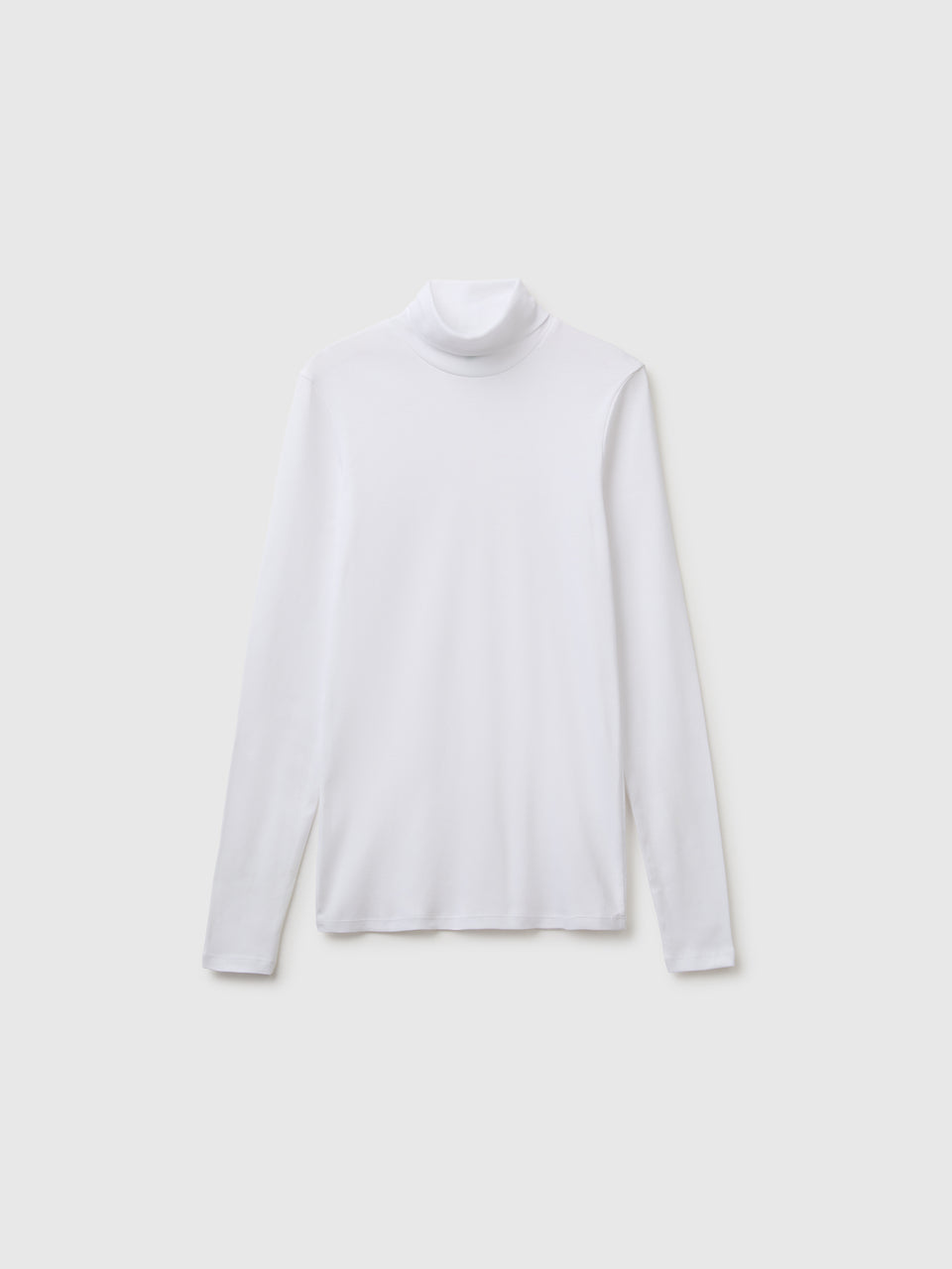T-shirt de gola alta em algodão de fibra longa - ucb_image_FS
