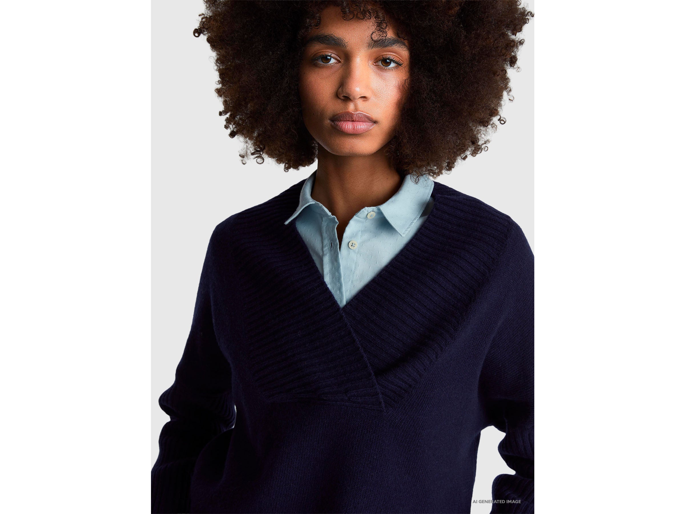 Camisola boxy fit com decote em V - ucb_image_FY