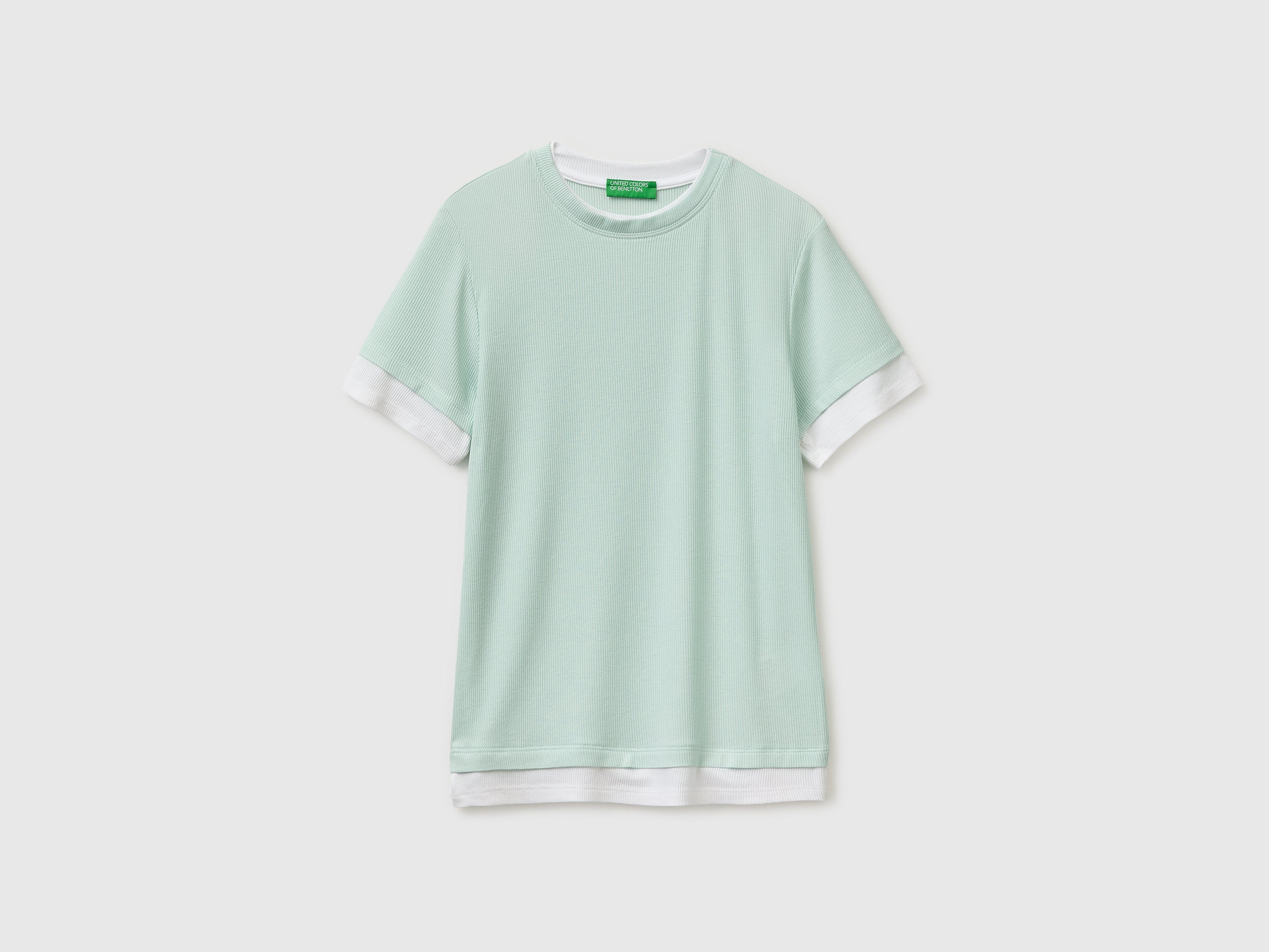 Slim fit ribbed T-shirt - ucb_image_FS
