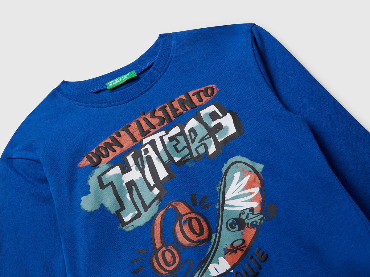 T-shirt de manga comprida com estampa - ucb_image_DS1