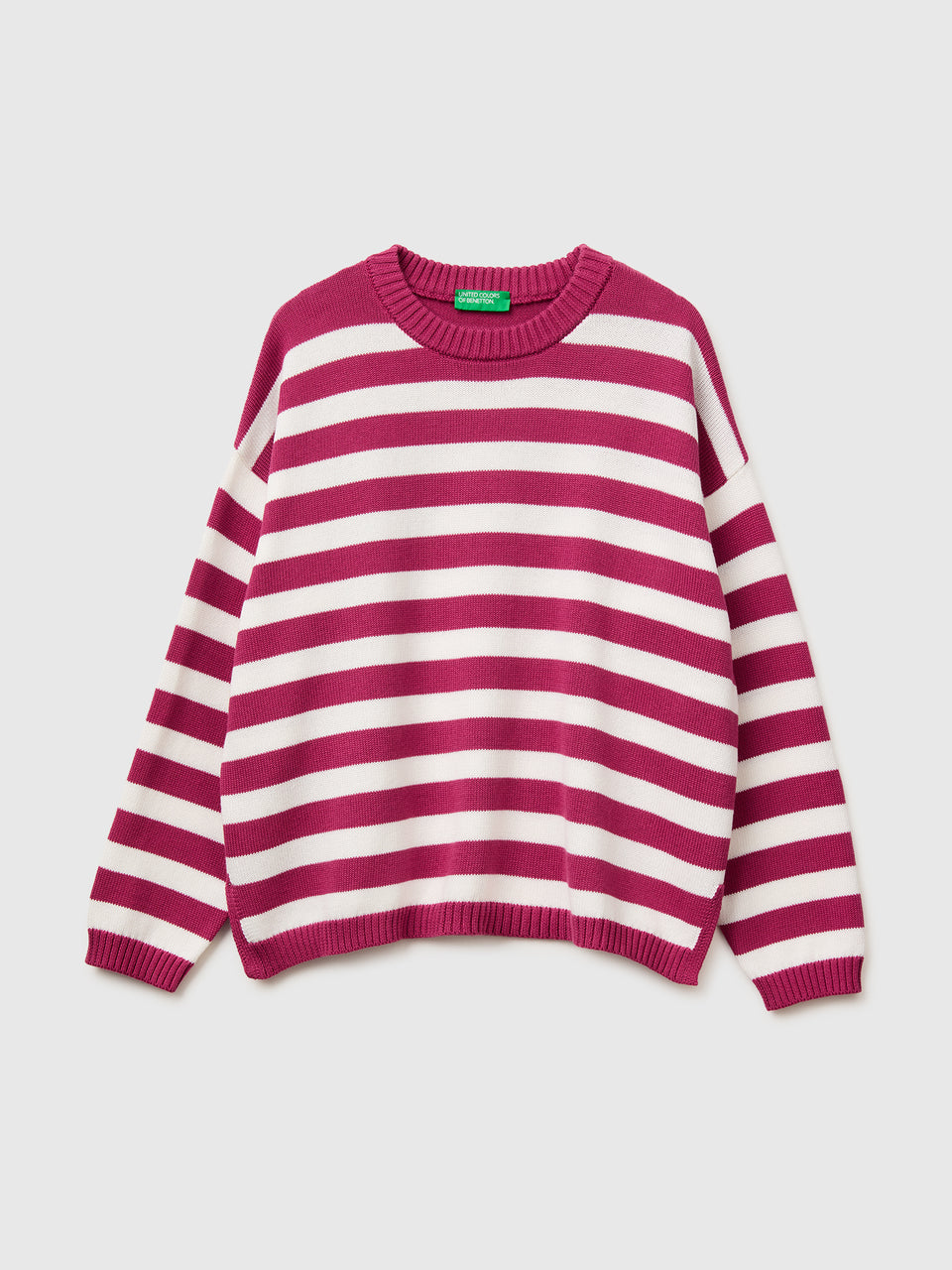 Striped sweater in tricot cotton - ucb_image_FS