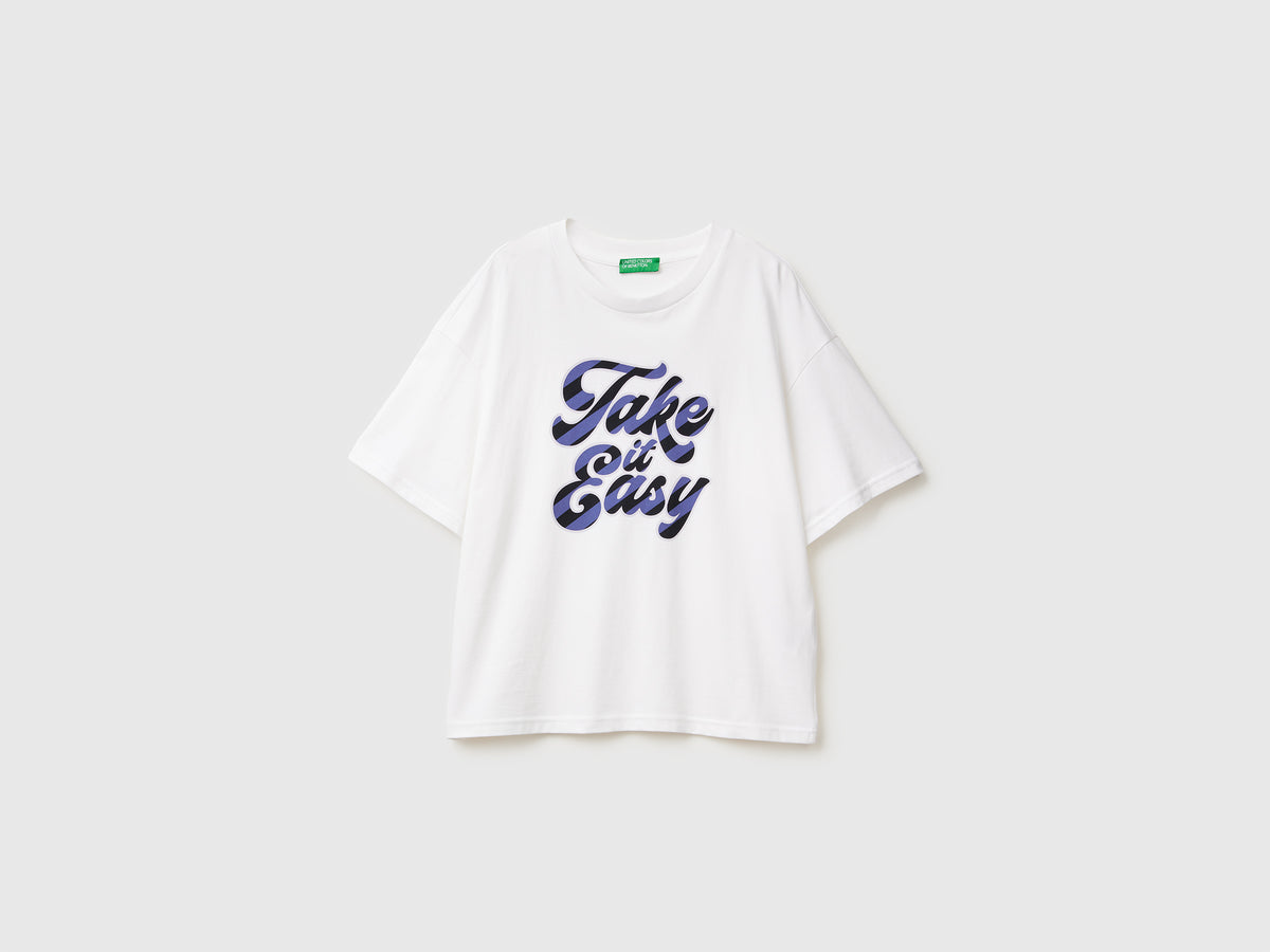 T-shirt com estampa slogan - ucb_image_FS