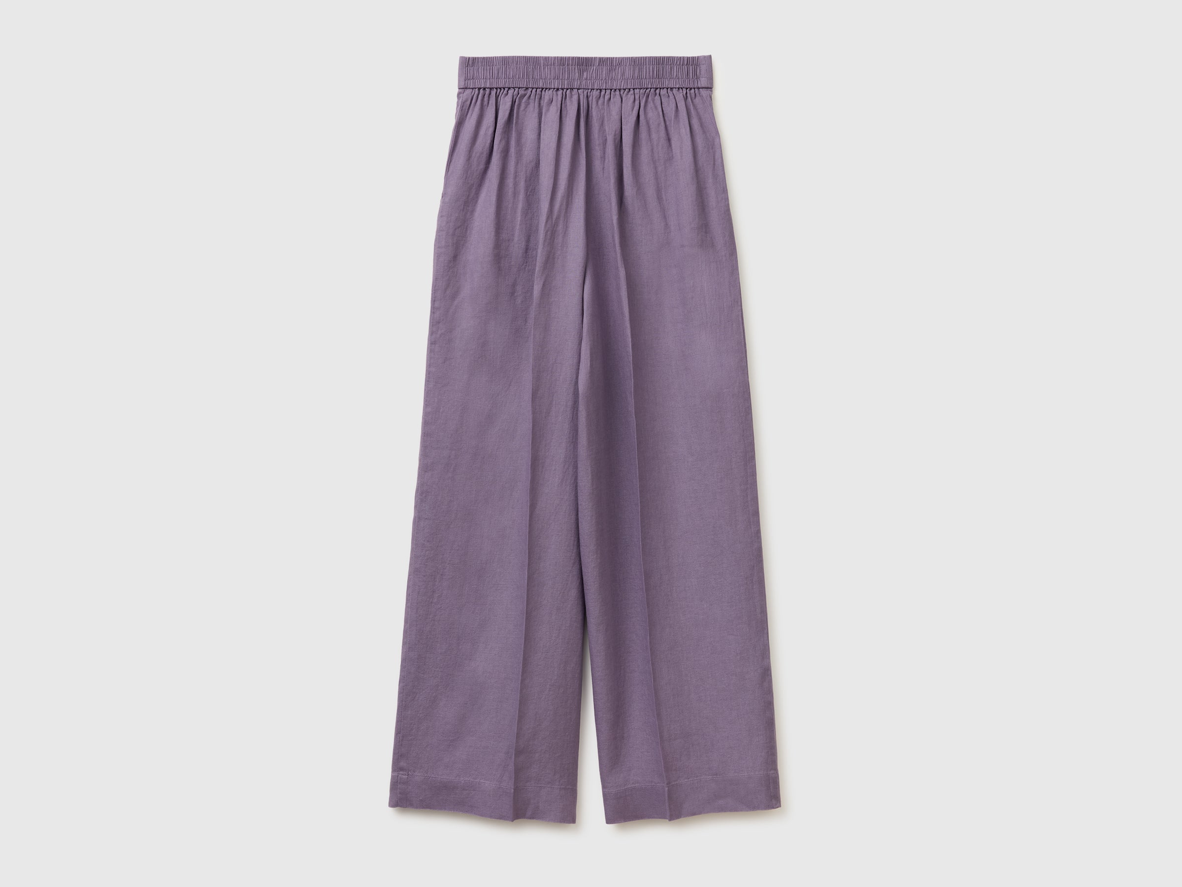 Palazzo trousers in pure linen - ucb_image_BS