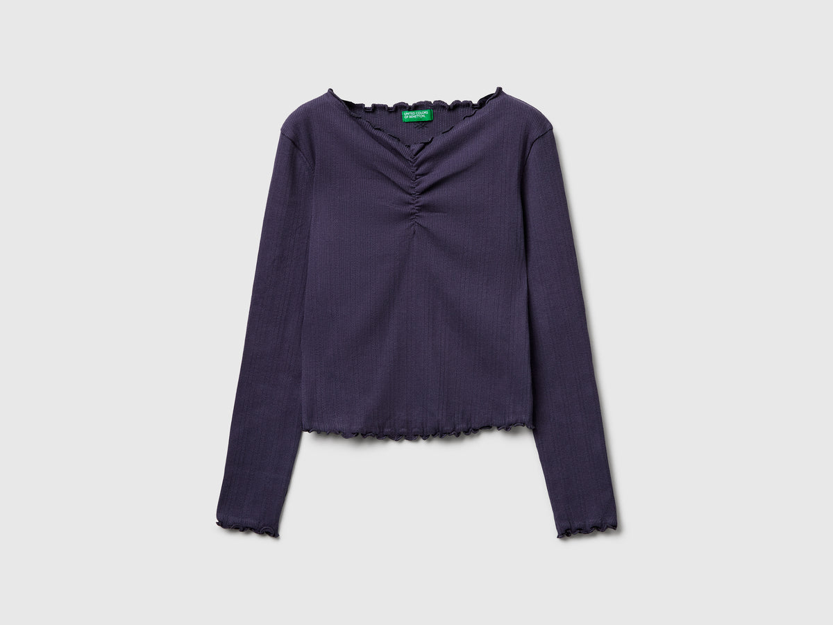 T-shirt com bordas onduladas - ucb_image_FS
