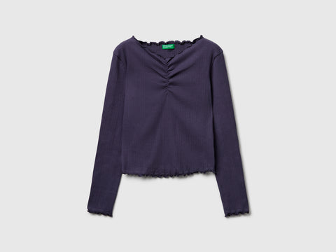 T-shirt com bordas onduladas - ucb_image_FS