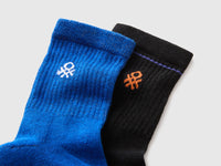 Dois pares de meias compridas em tecido turco - ucb_image_DS1