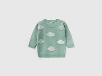 Camisola com nuvens em mistura de lã reciclada - ucb_image_FS