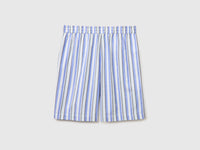 Striped Bermuda shorts with drawstring - ucb_image_BS