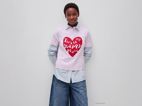 T-shirt boxy fit com estampa - ucb_image_F