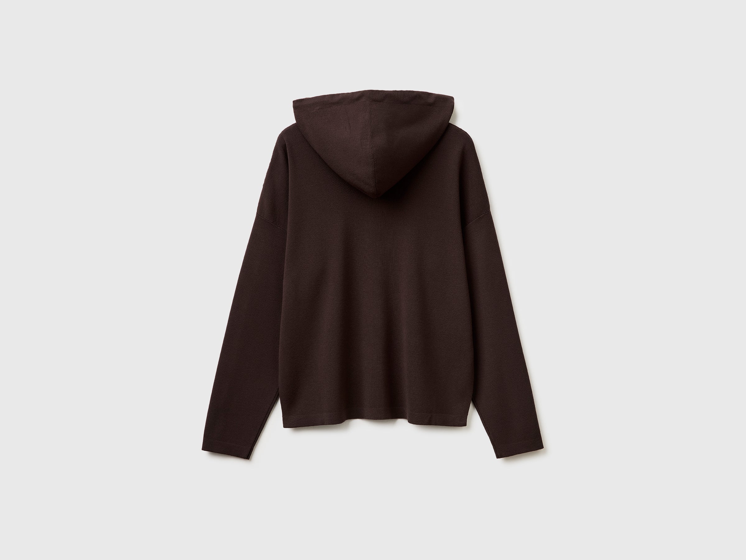 Oversized fit sweater with hood - ucb_image_BS