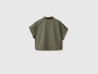 Cropped shirt with drawstring - ucb_image_BS