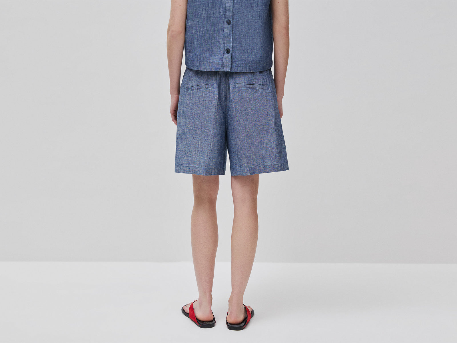 Bermudas confortáveis em chambray - ucb_image_B
