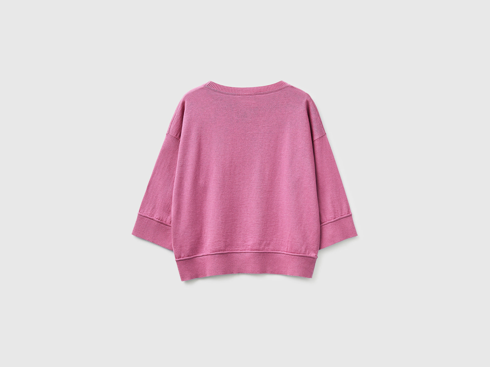 Camisola de gola redonda em algodão e lã - ucb_image_BS