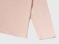 T-shirt de gola alta em algodão stretch - ucb_image_DS1