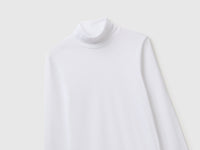 T-shirt de gola alta em algodão de fibra longa - ucb_image_FY