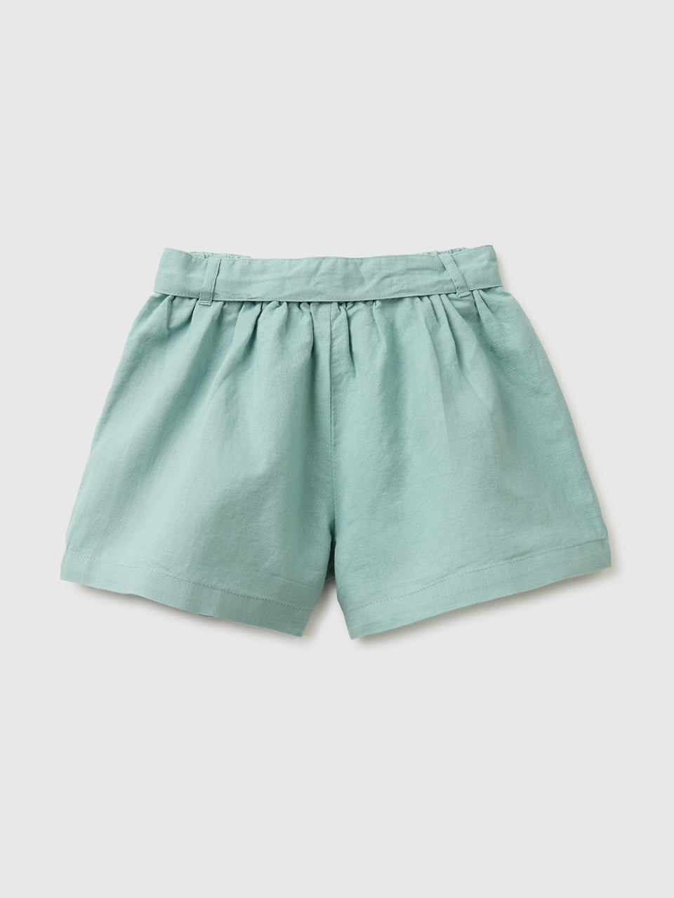 Linen blend shorts with sash - ucb_image_BS