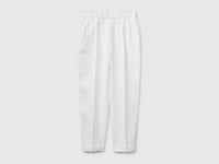 100% linen cigarette trousers - ucb_image_FS