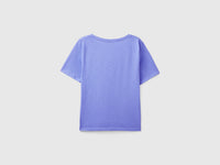 T-shirt decote em V em algodão flamé - ucb_image_BS