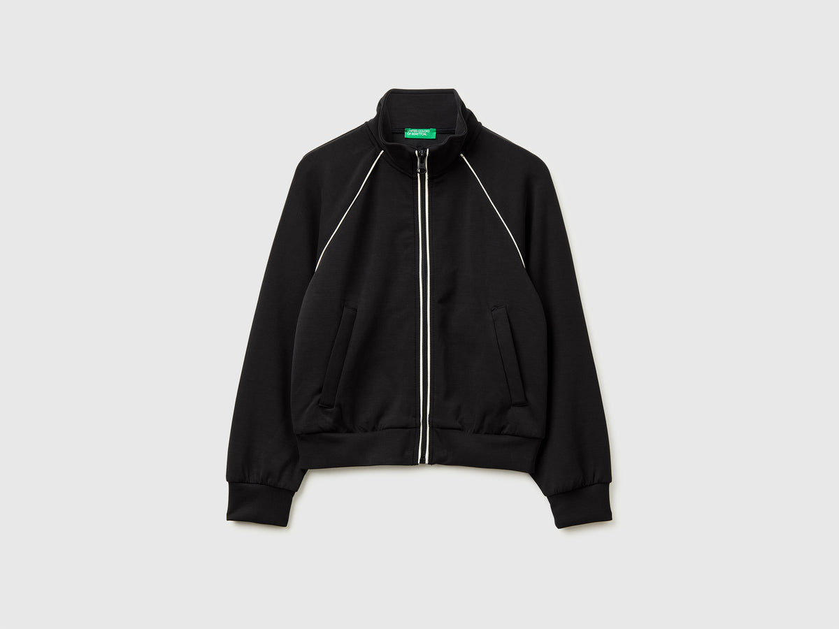 Neoprene sweatshirt with high neck - ucb_image_FS