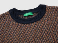 Camisola jacquard em mistura de lã e algodão - ucb_image_DS1
