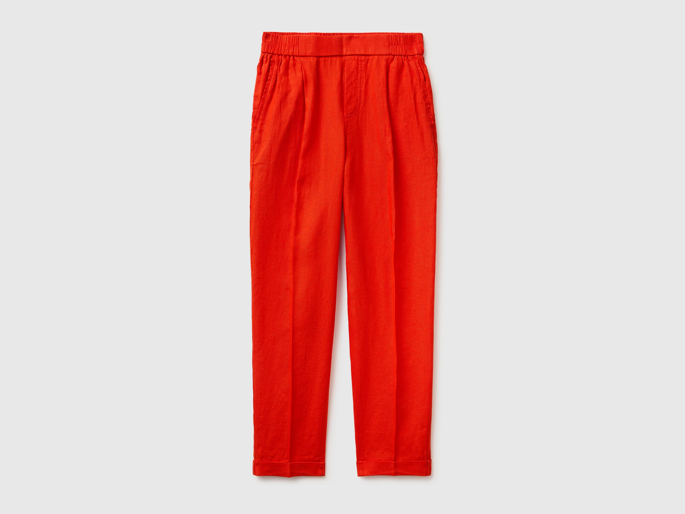 100% linen cigarette trousers - ucb_image_FS