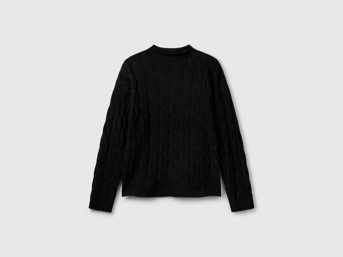 Camisola com tranças em mistura de caxemira - ucb_image_FS