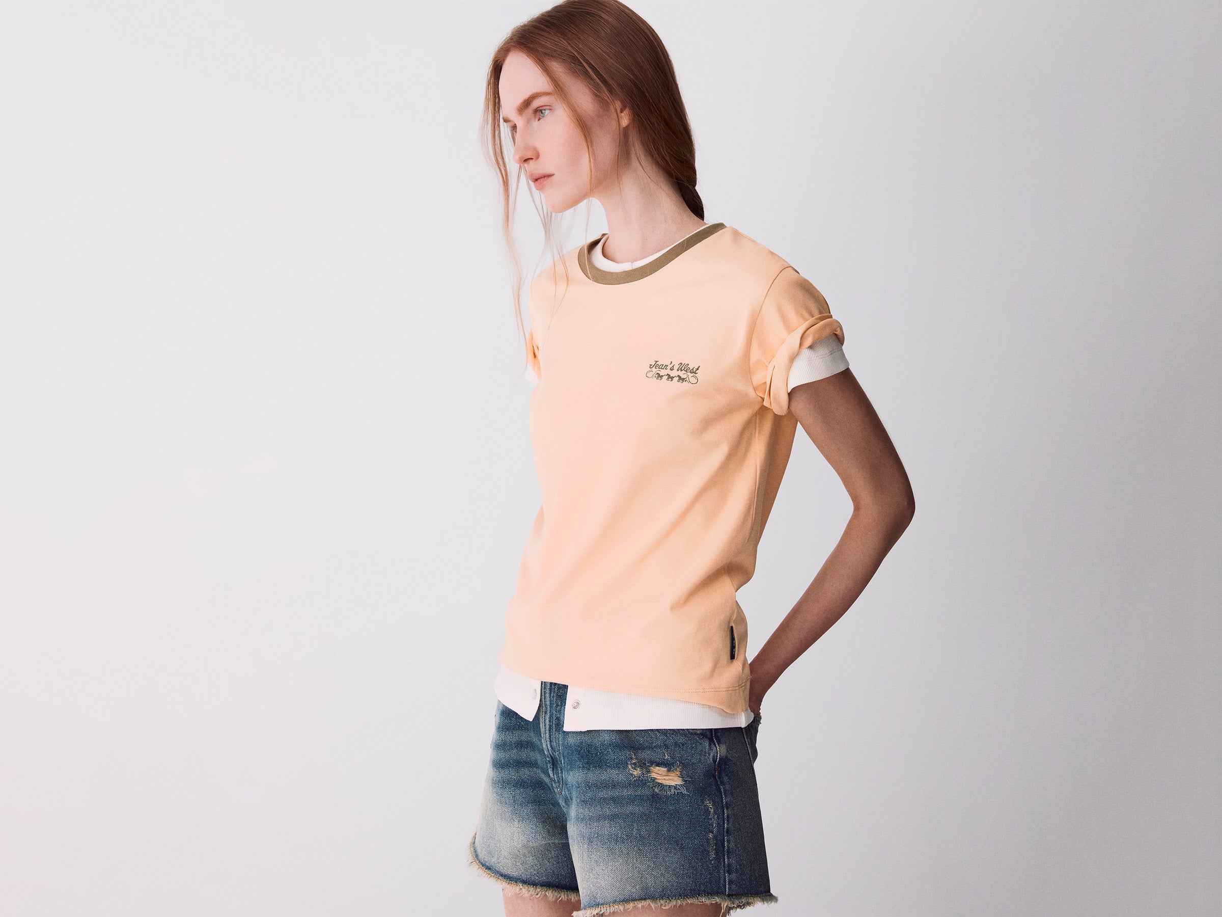 T-shirt com bordado Jean's West - ucb_image_F