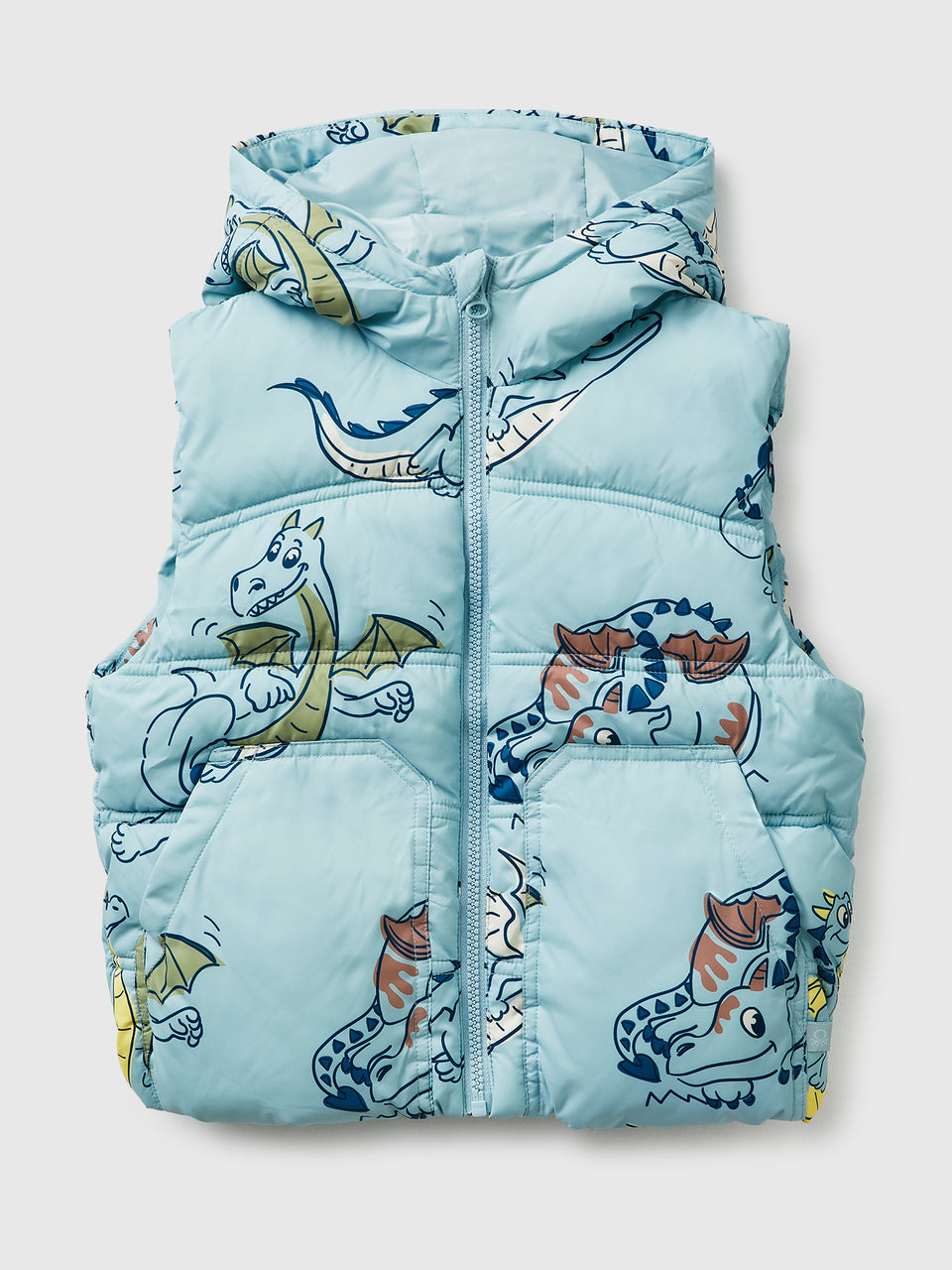 Dinosaur print padded vest - ucb_image_FS