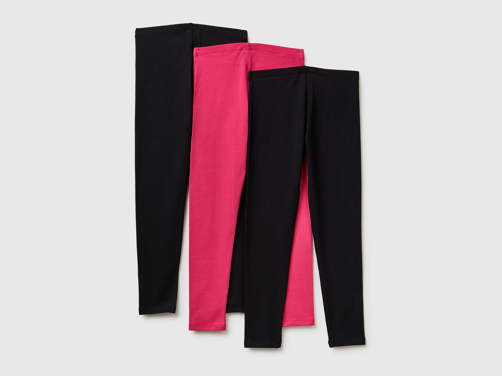 Três leggings em algodão stretch - ucb_image_BS