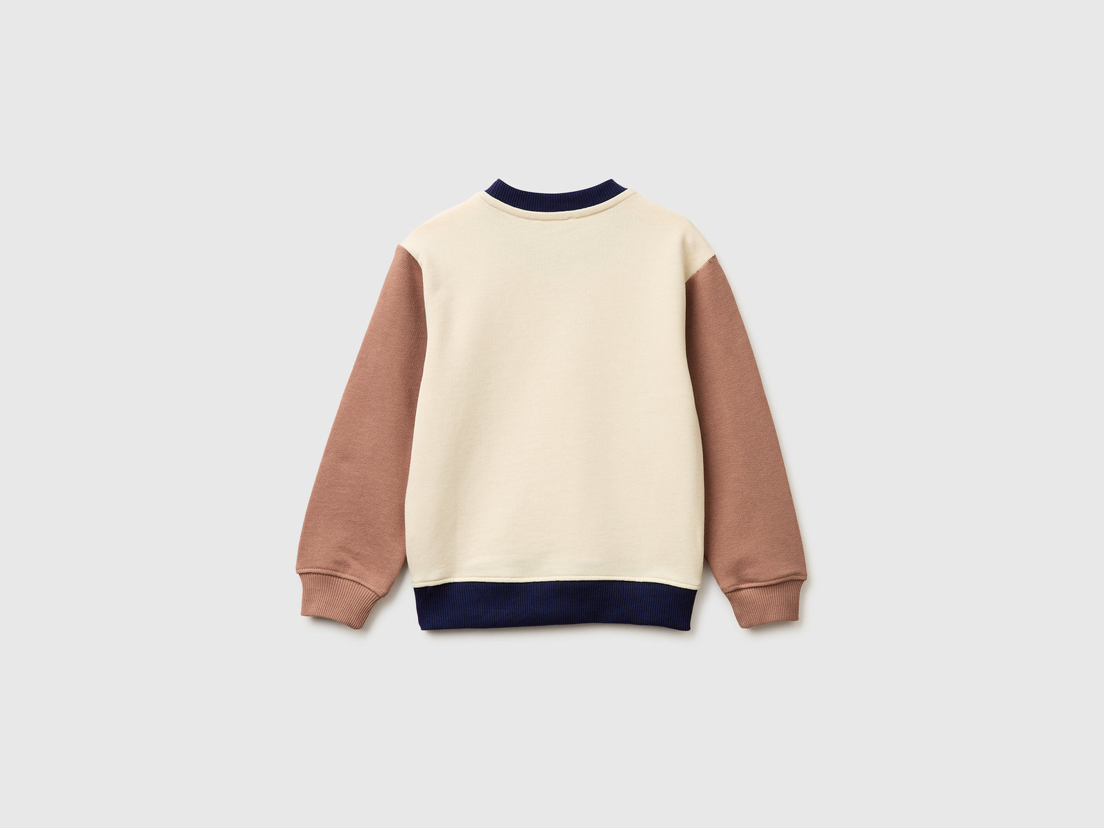 Organic cotton sweatshirt with logo print - ucb_image_BS