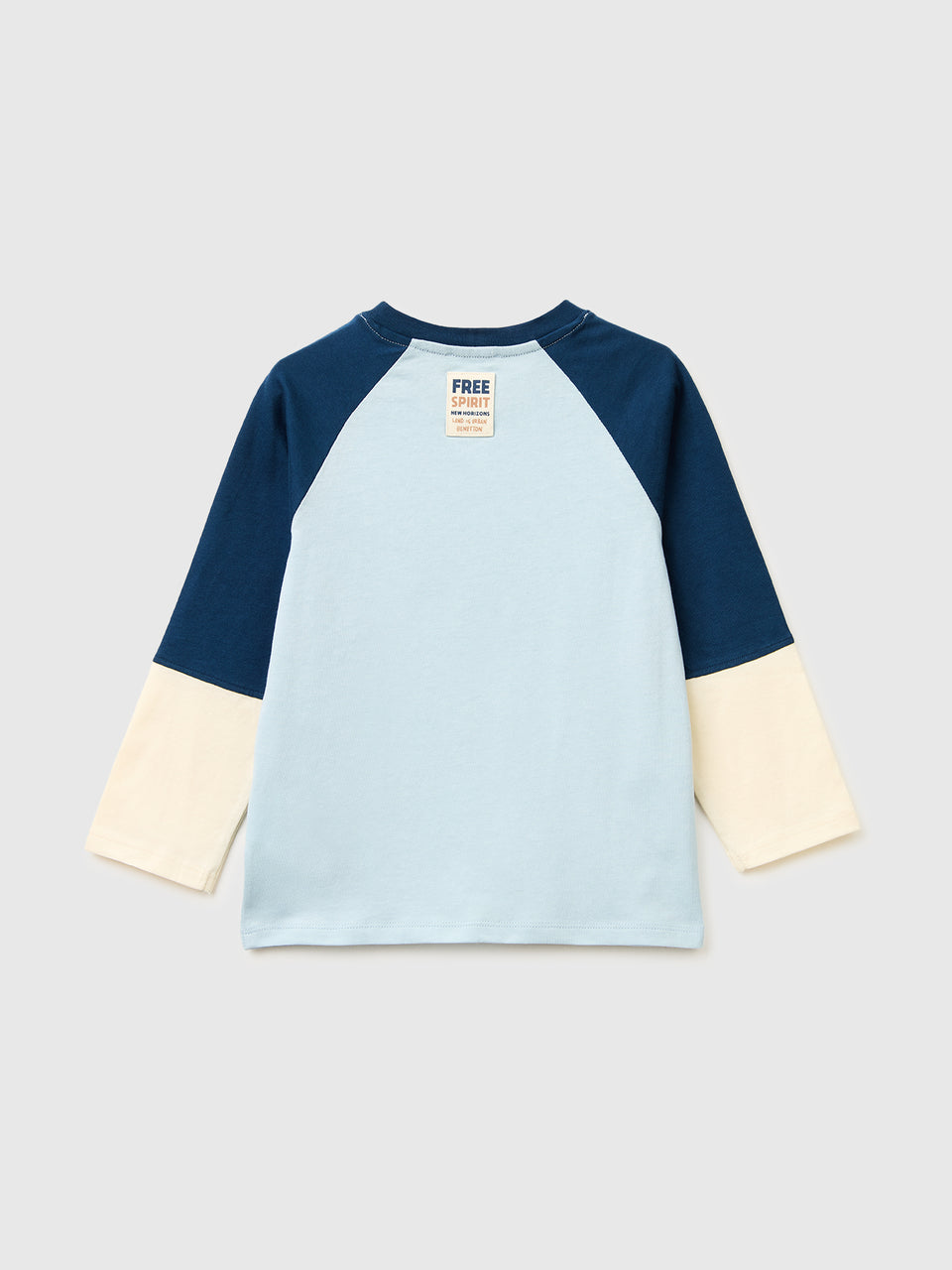 Color block T-shirt with print - ucb_image_BS