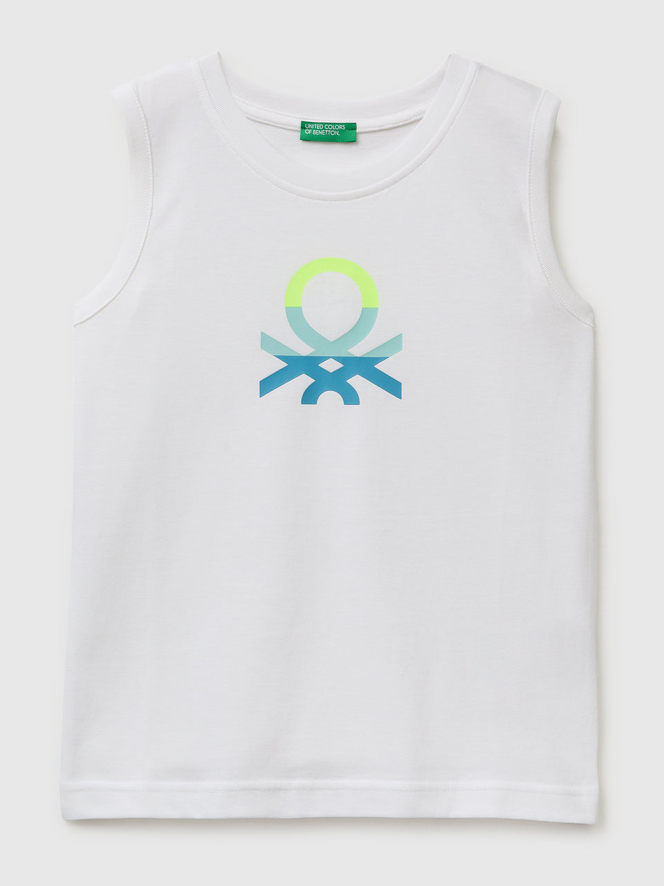 Organic cotton tank top with logo print - ucb_image_FS