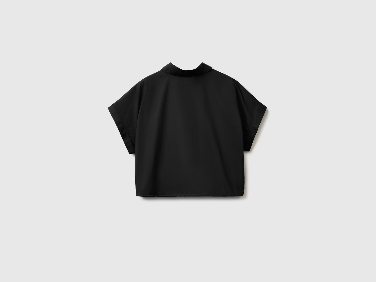 Cropped shirt with drawstring - ucb_image_BS