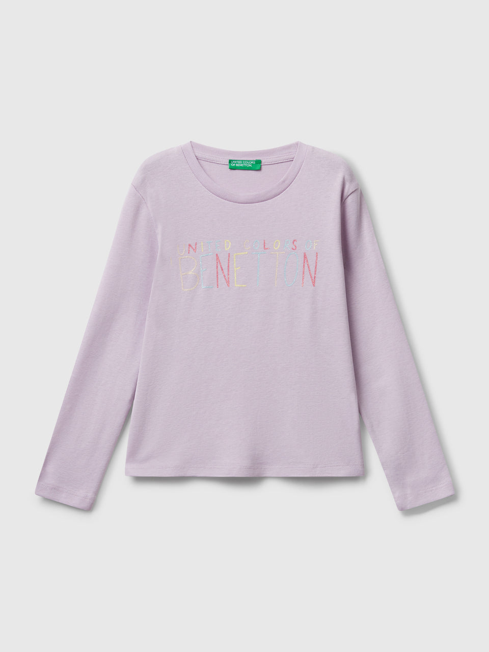 T-shirt com logótipo glitter em algodão - ucb_image_FS
