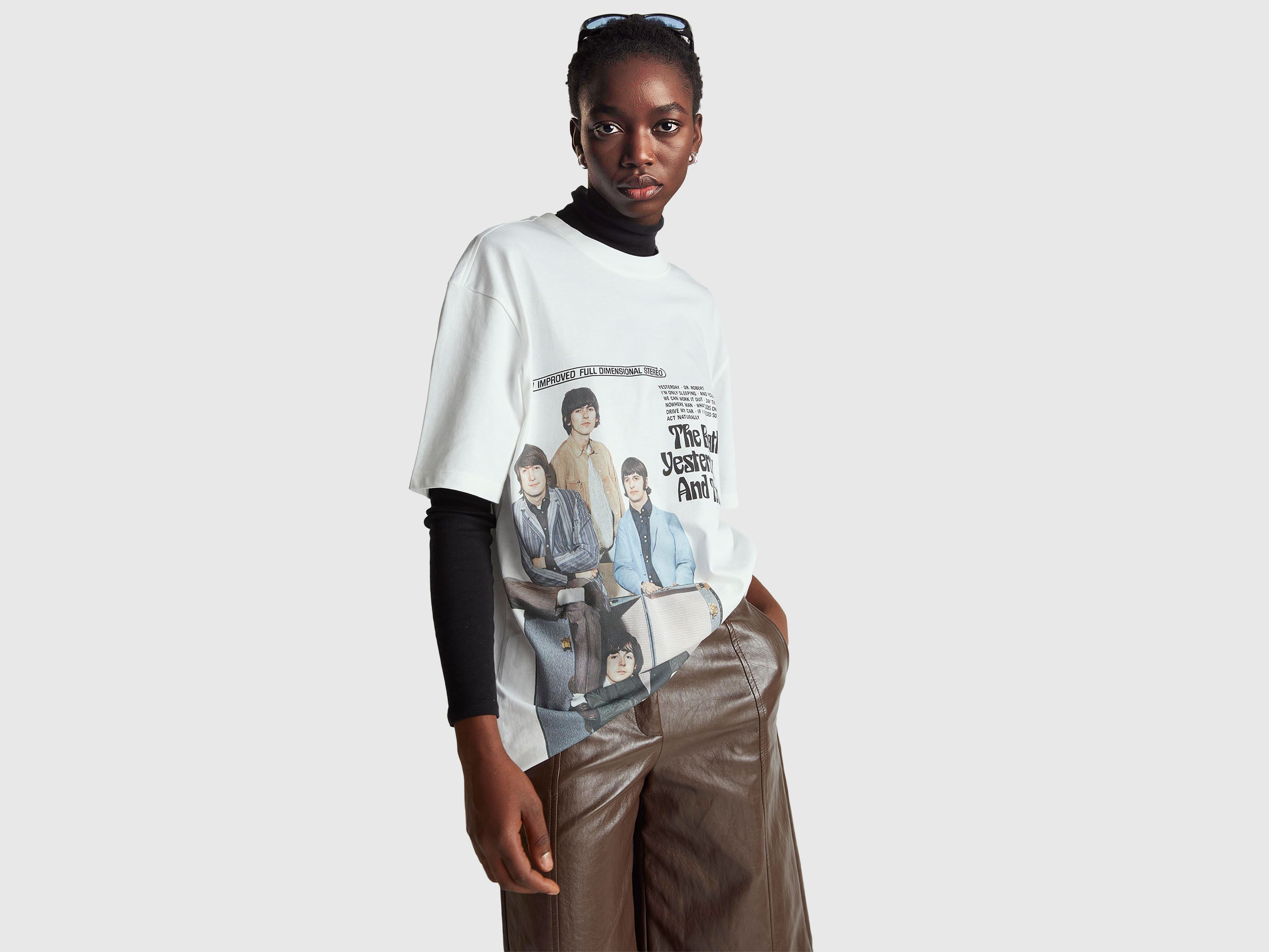 T-shirt "The Beatles” em algodão - ucb_image_F