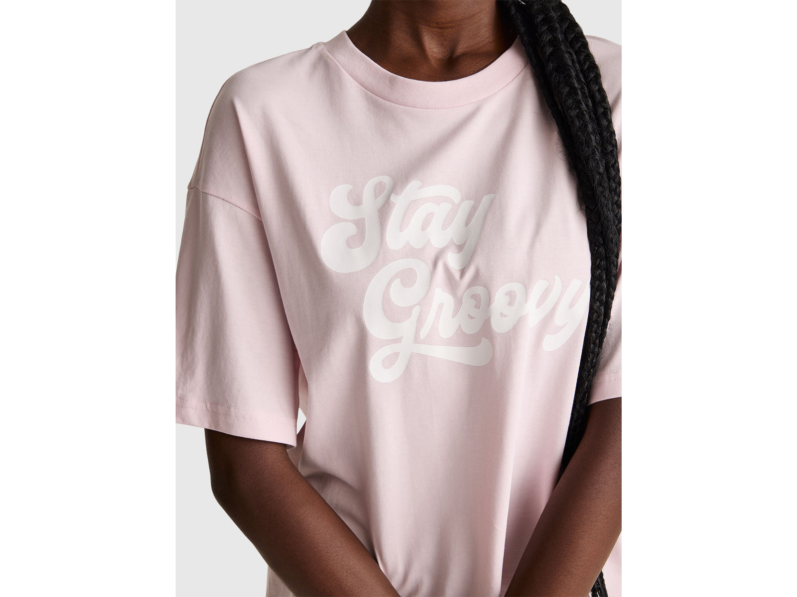 T-shirt with slogan print