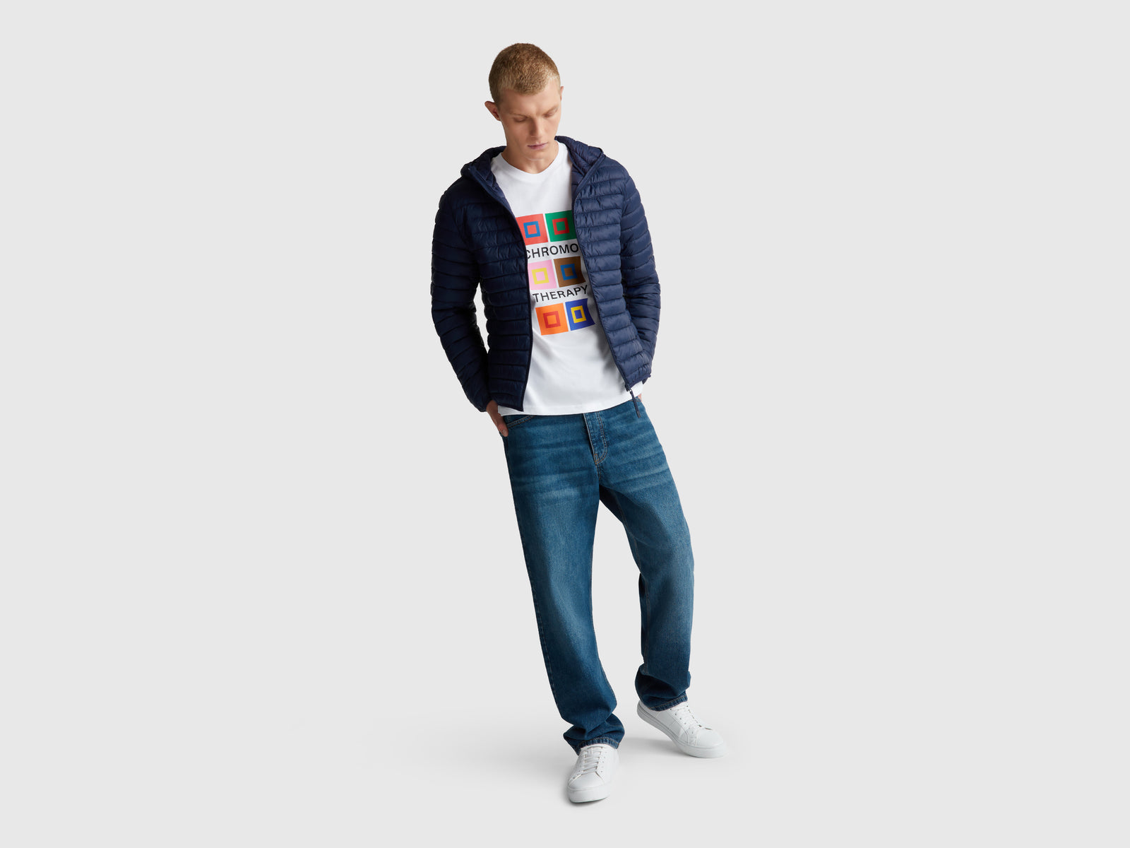 Regular fit puffer jacket