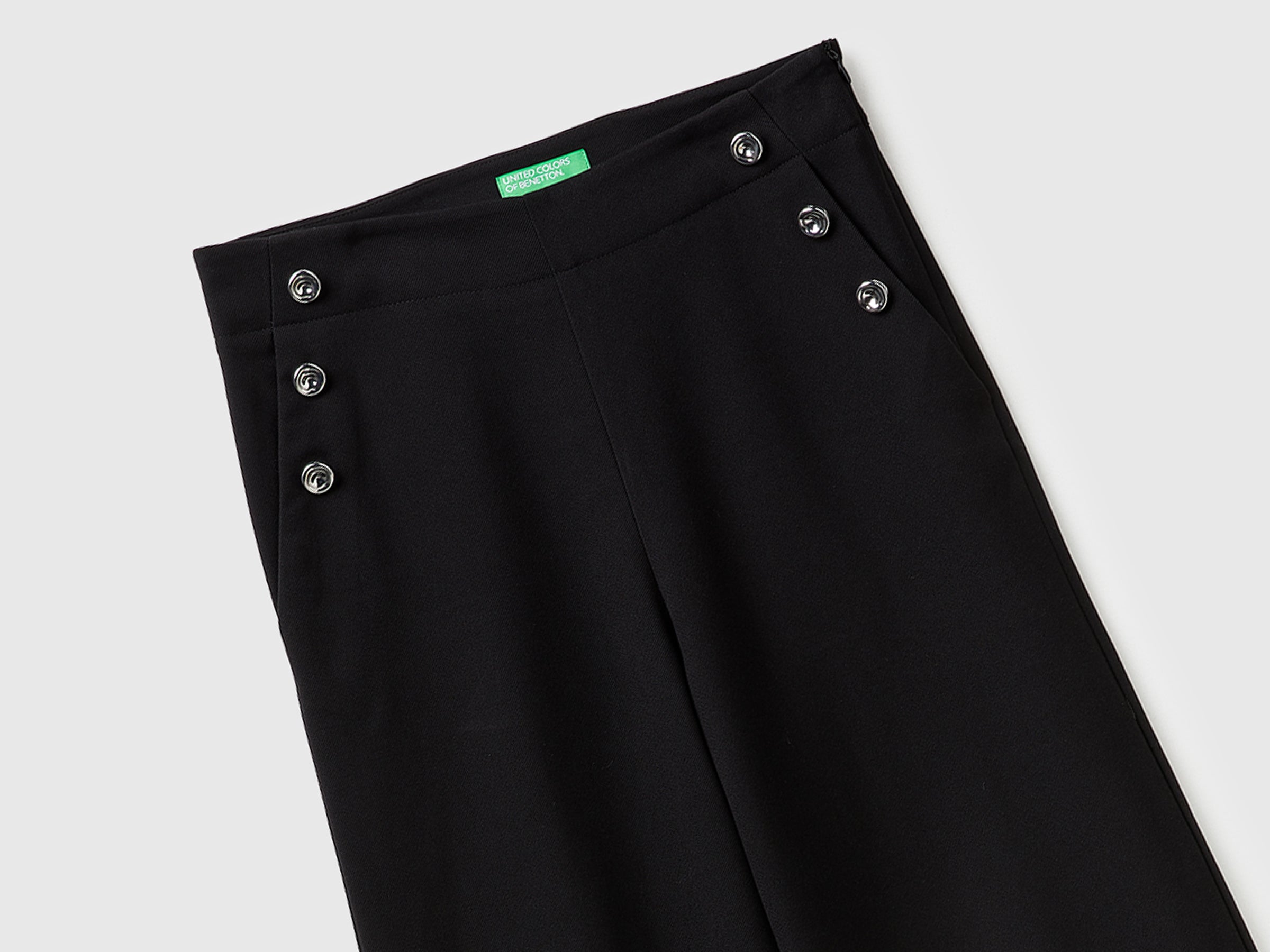 High-waisted trousers with buttons - ucb_image_DS1
