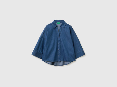 Flared chambray shirt - ucb_image_FS